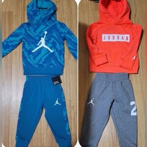 Jordan Boys 2T Two Outfits Sweatsuit Bundle (Tags are no longer attached)
